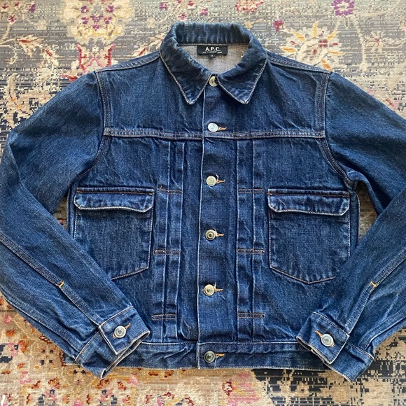 A.P.C. dark denim jacket size small